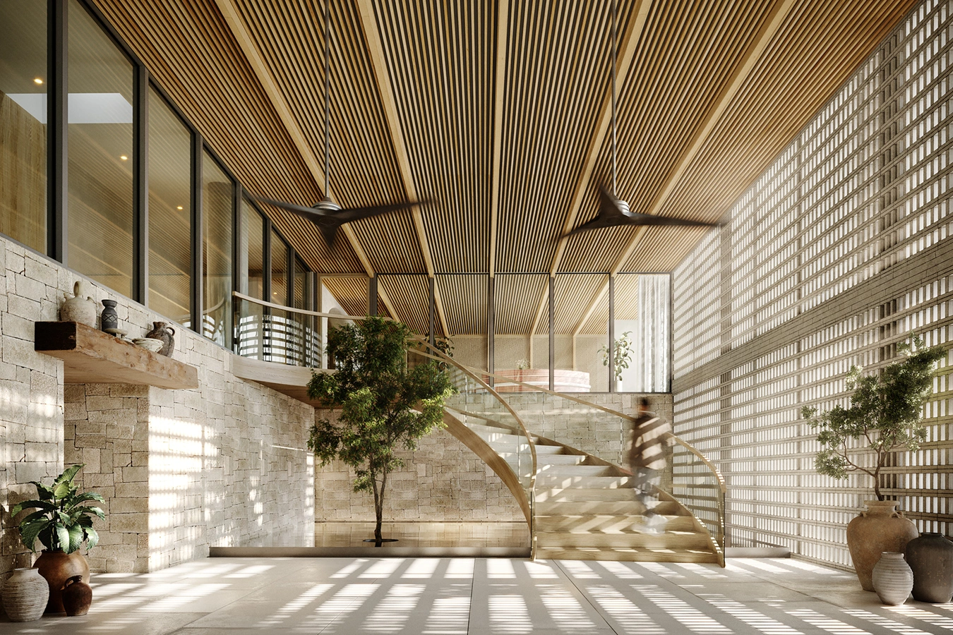 The Well — interior rendering