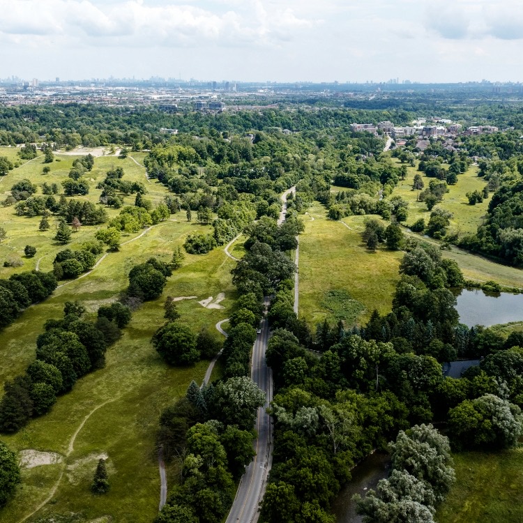The Valley — aerial rendering