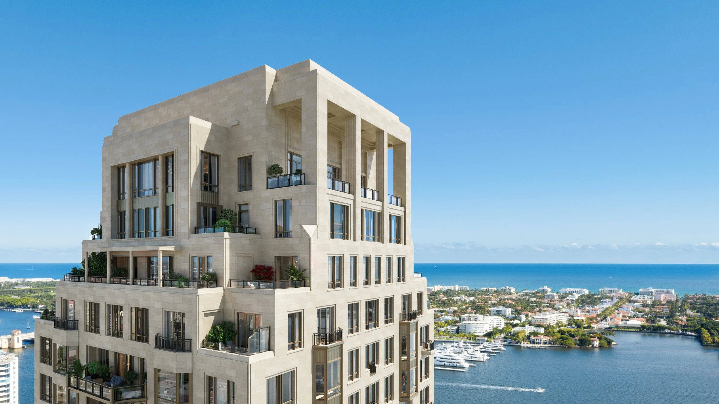 South Flagler House — exterior rendering