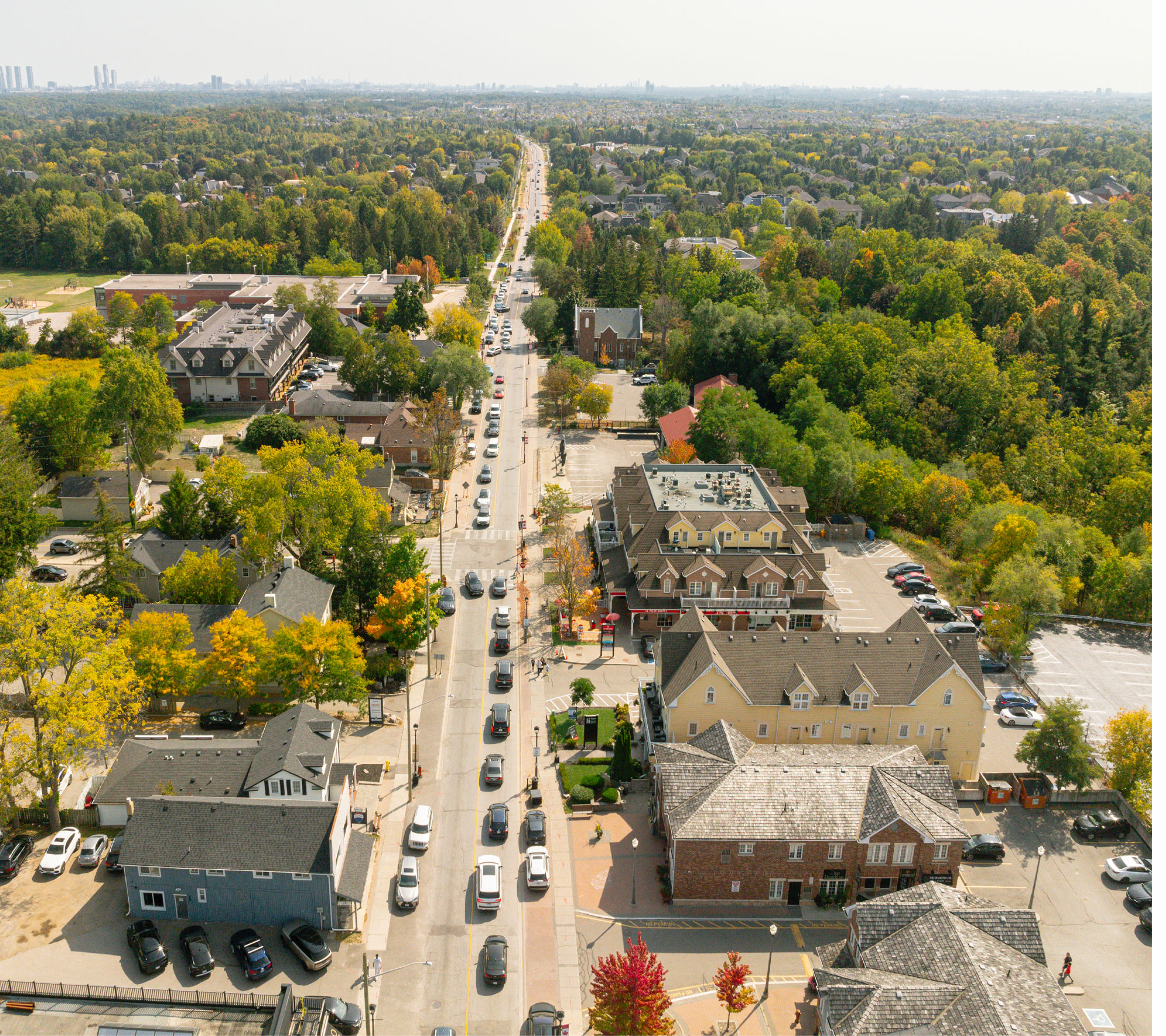 Kleinburg/New Kleinburg Square — aerial rendering