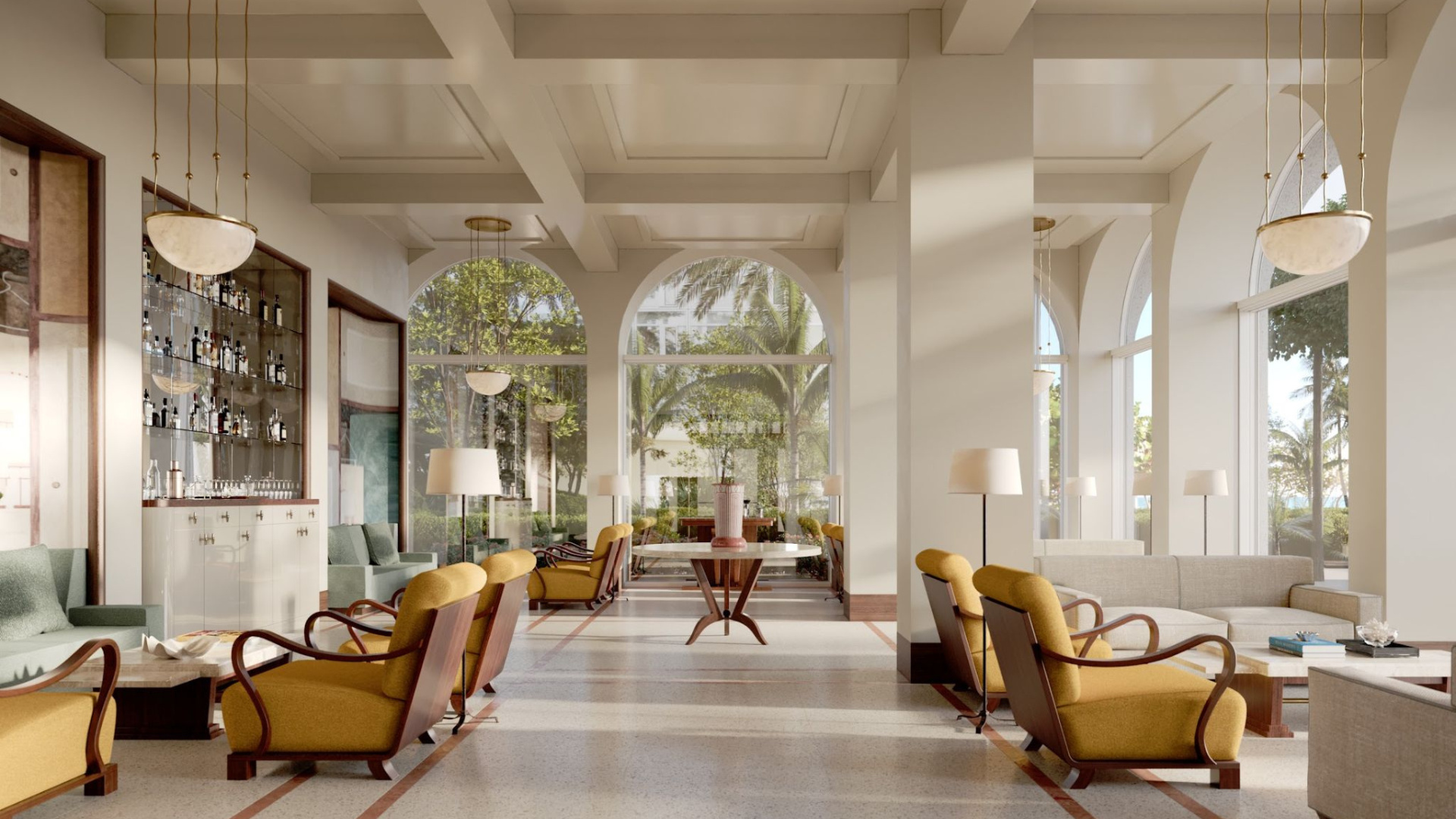 Surf House — interior rendering