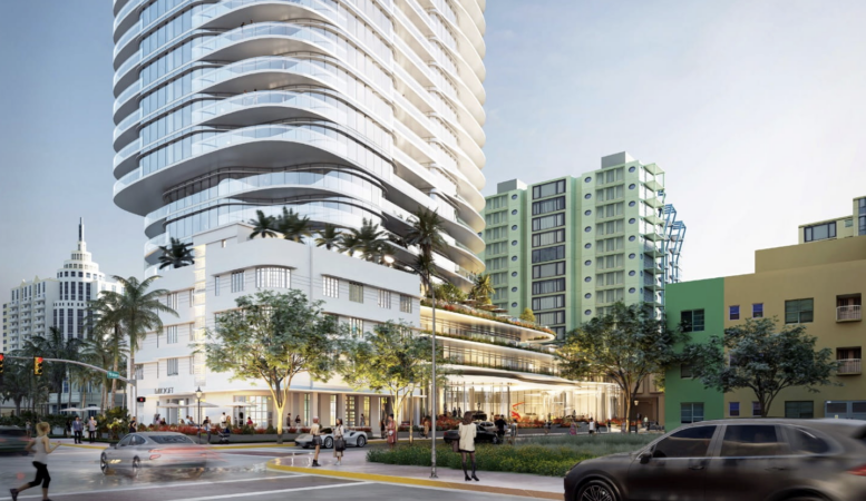 Restore Historic Hotel — exterior rendering
