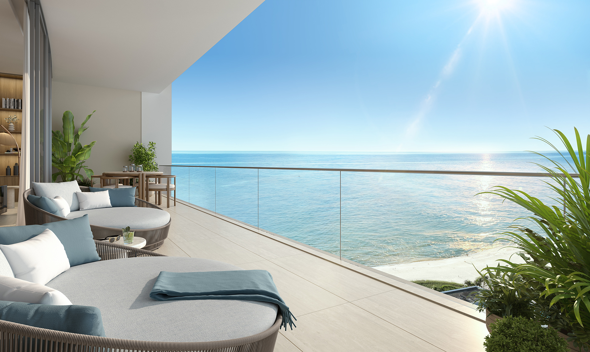 W Pompano Beach Hotel & Residences — interior rendering