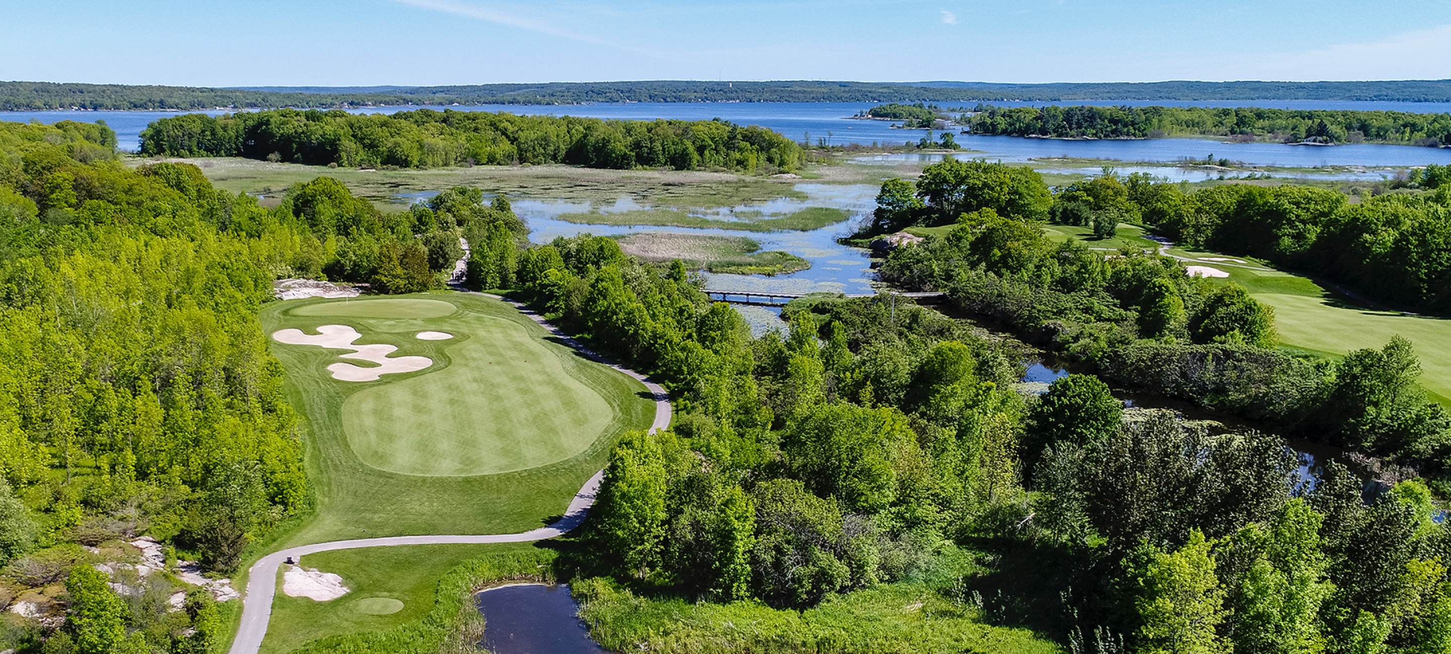 Oak Bay — aerial rendering
