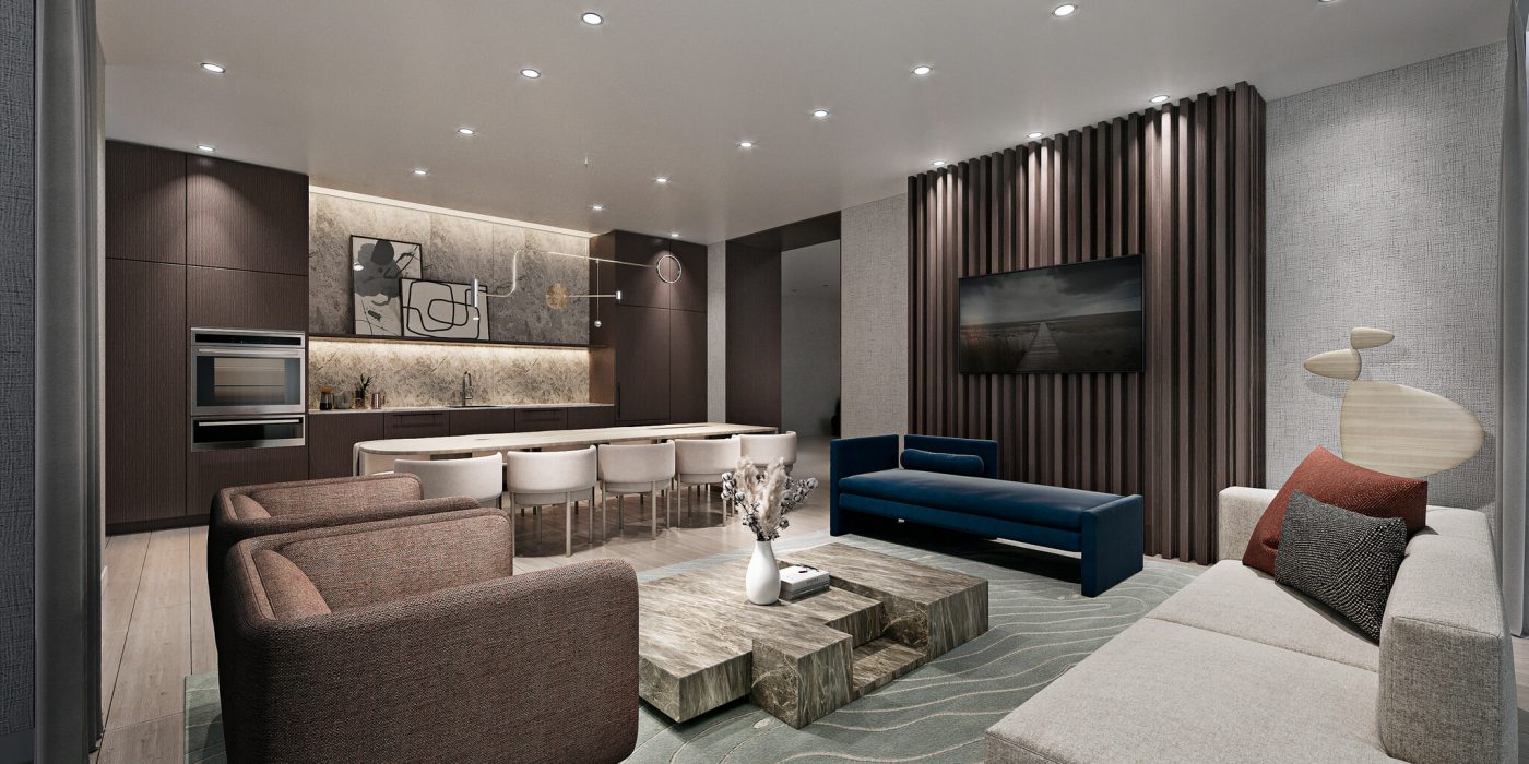 Metro Park — interior rendering