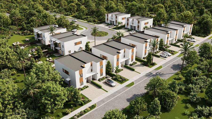 Shores Pointe — aerial rendering