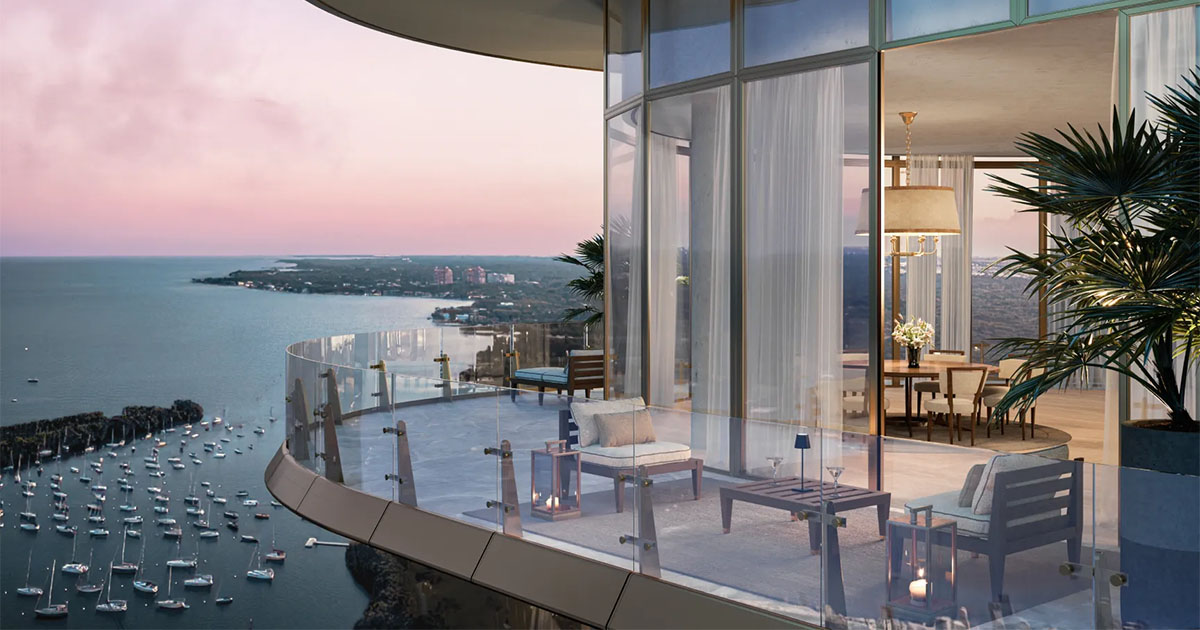 Four Seasons Private Residences Coconut Grove — interior rendering