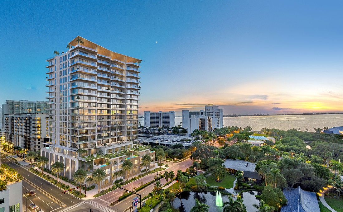 One Park Residences — aerial rendering