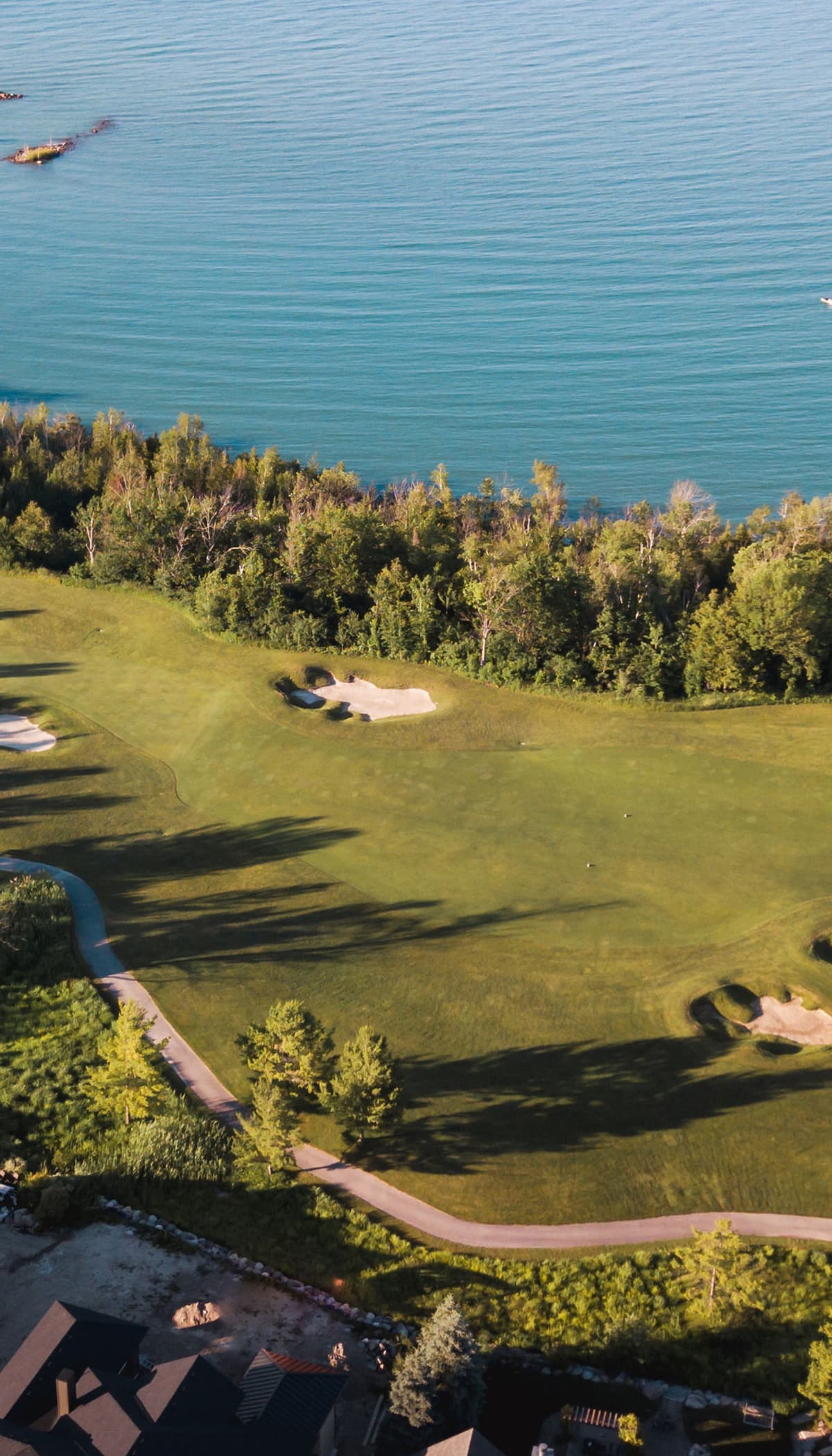 Lora Bay — aerial rendering