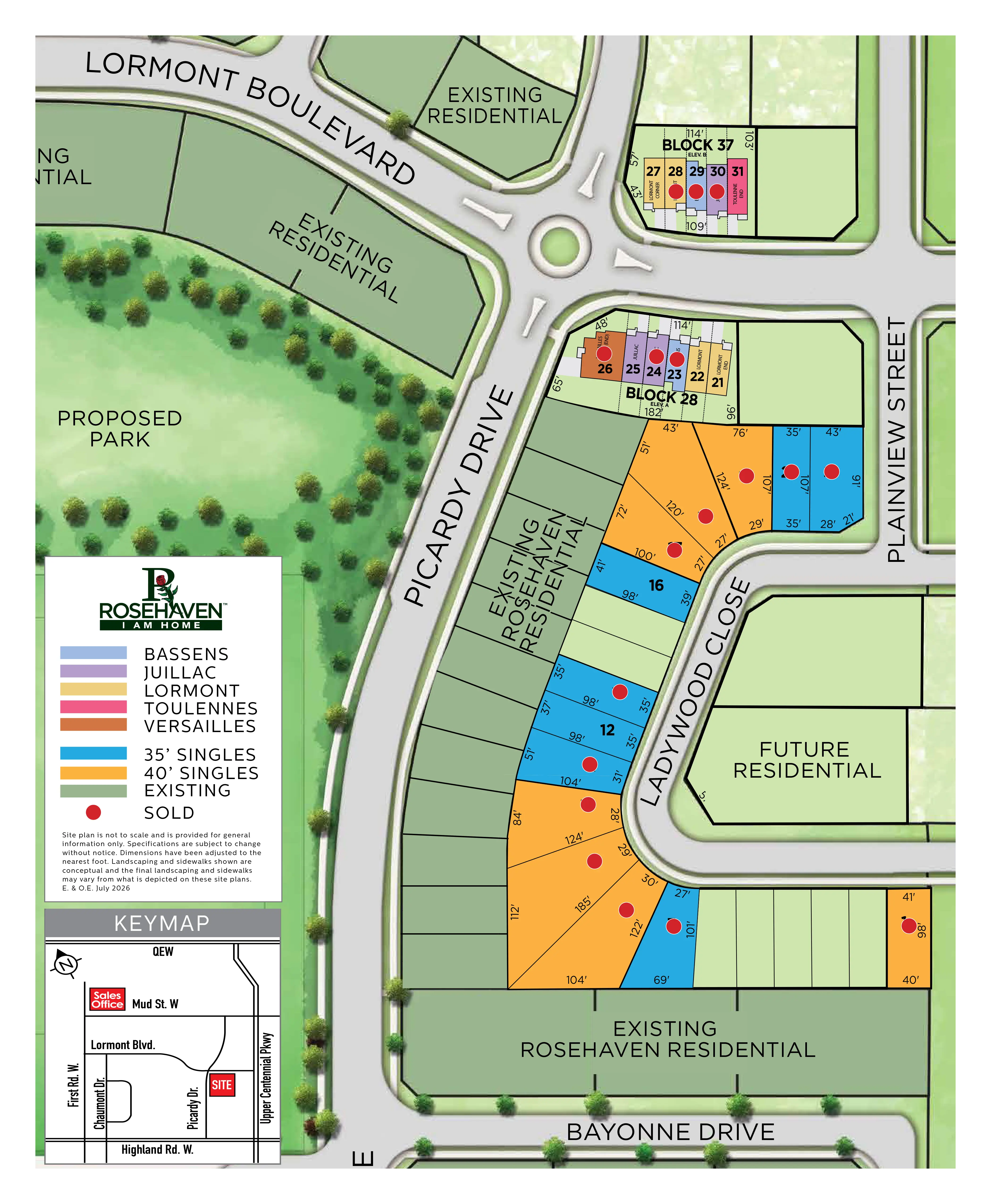 On the Ridge — site map