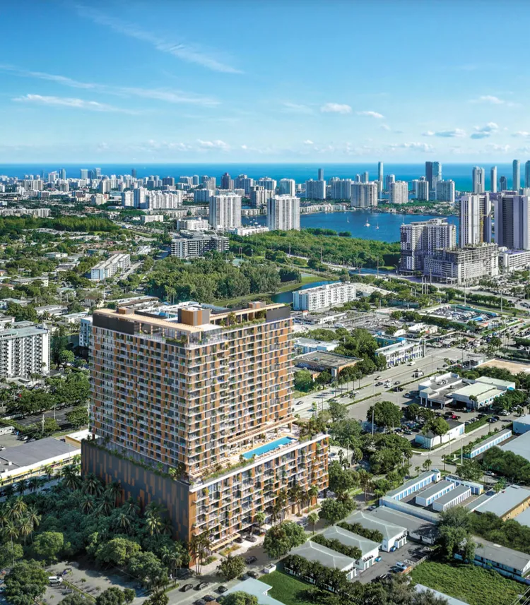 The William — aerial rendering