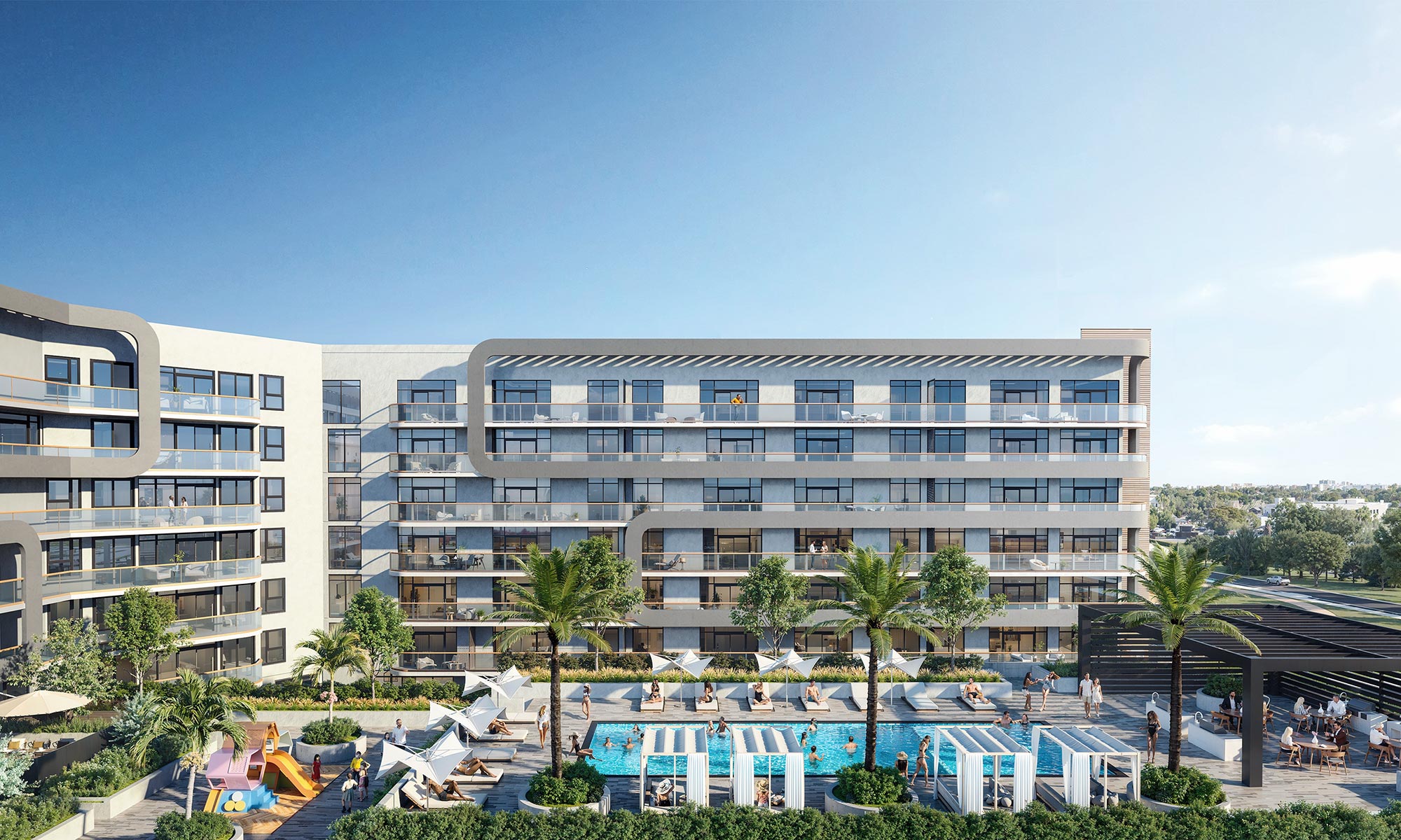 Seven Park Residence — exterior rendering