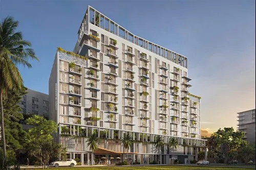 Domus Flats — exterior rendering