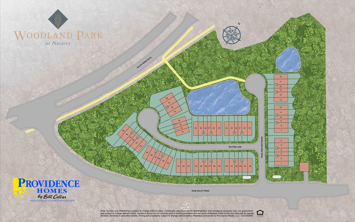 Woodland Park at Nocatee — site map