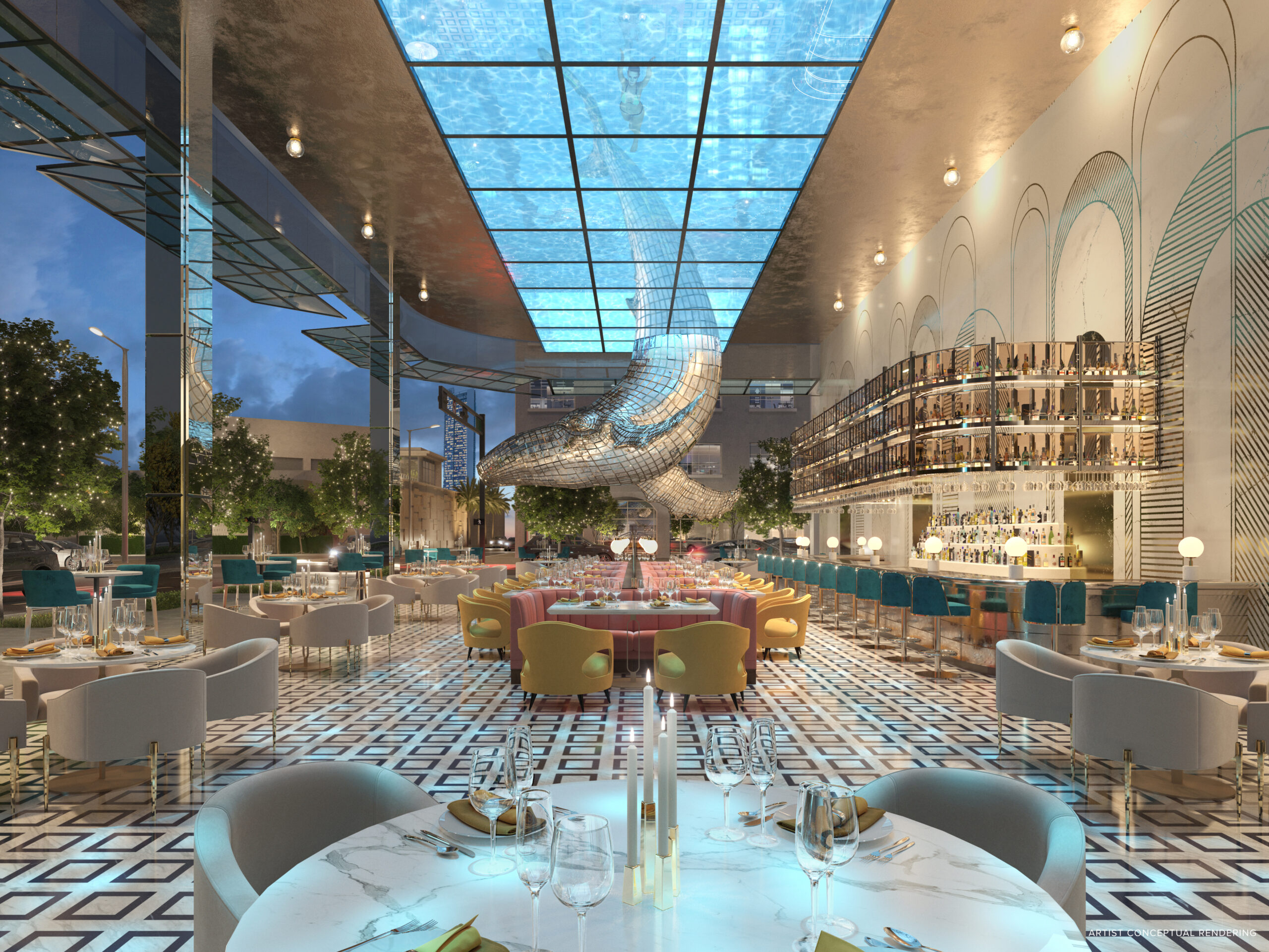 West Eleventh — interior rendering
