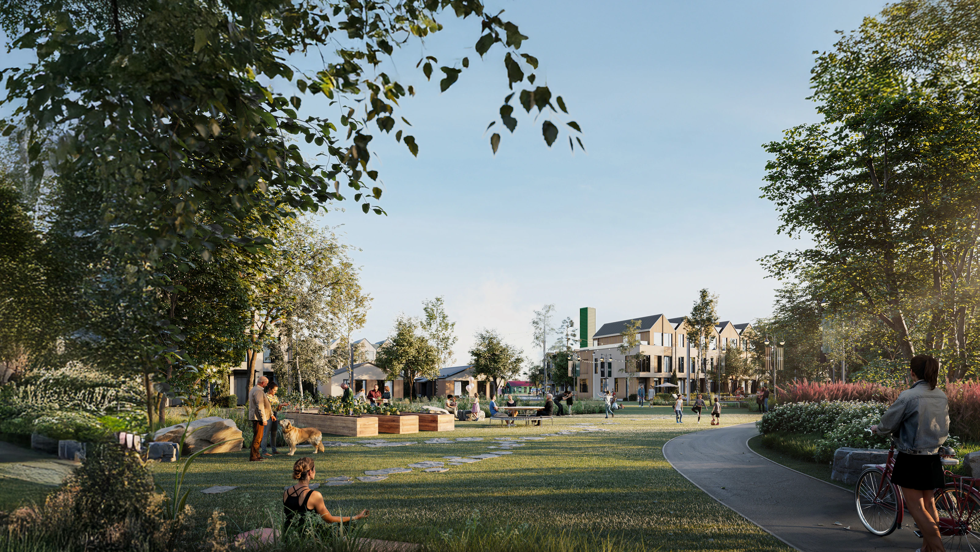 Base Living — exterior rendering