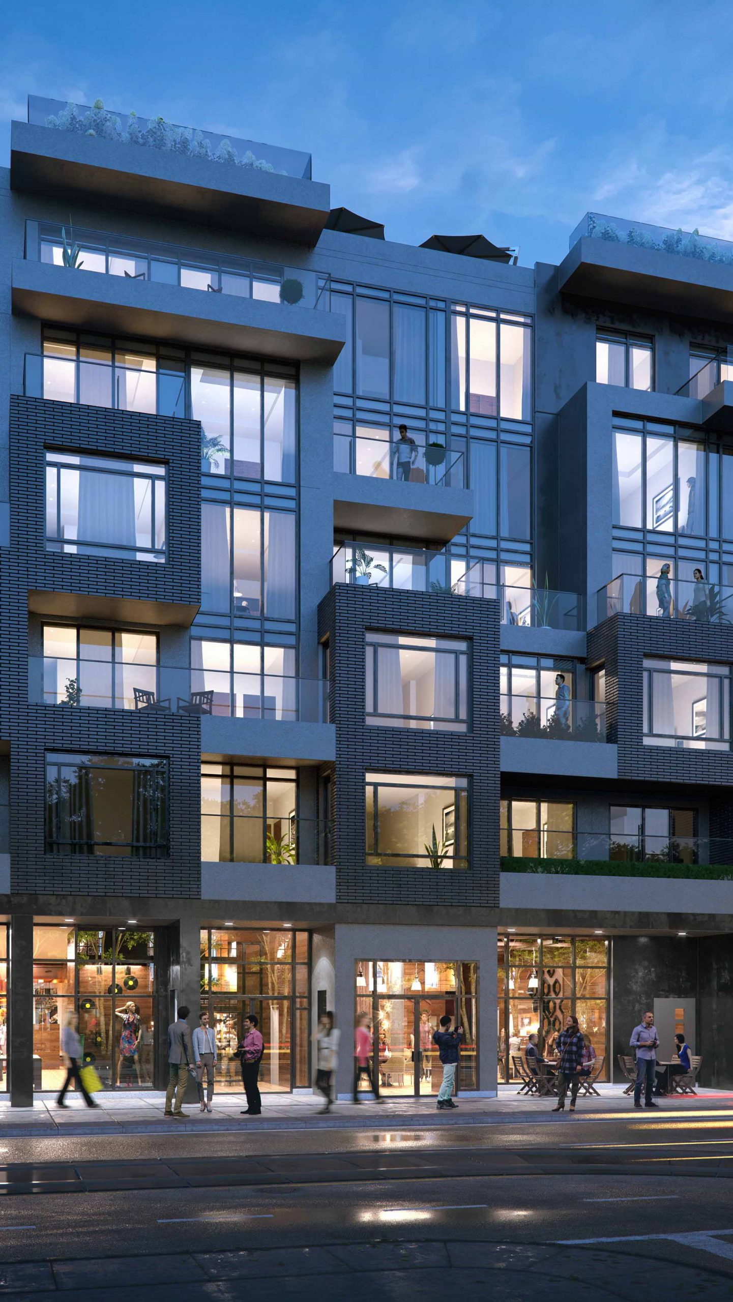 110 Sheppard Ave — exterior rendering