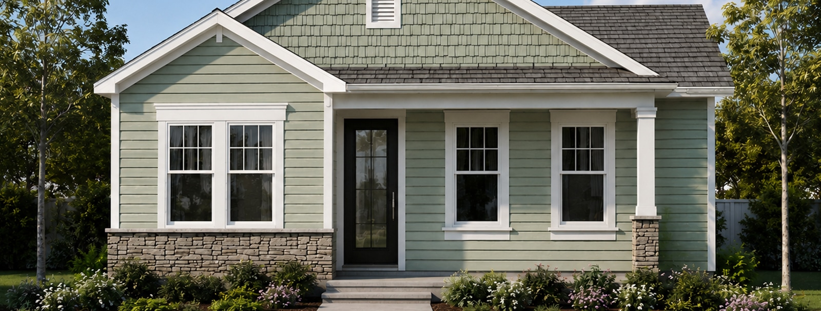 Azalea Walk — exterior rendering