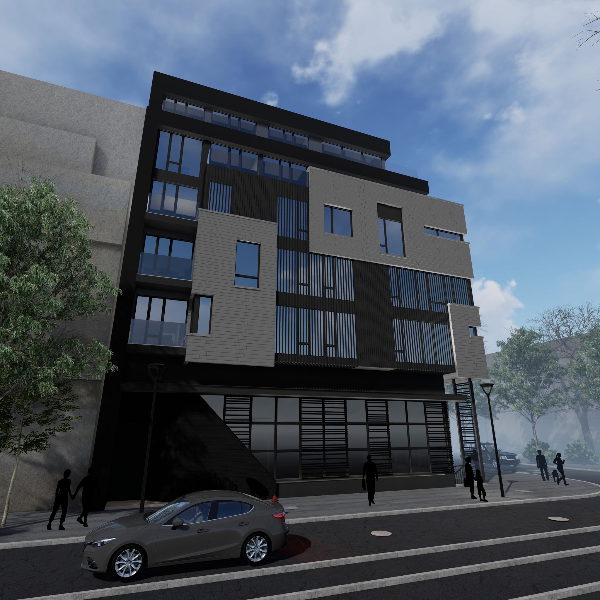 The Rox — exterior rendering