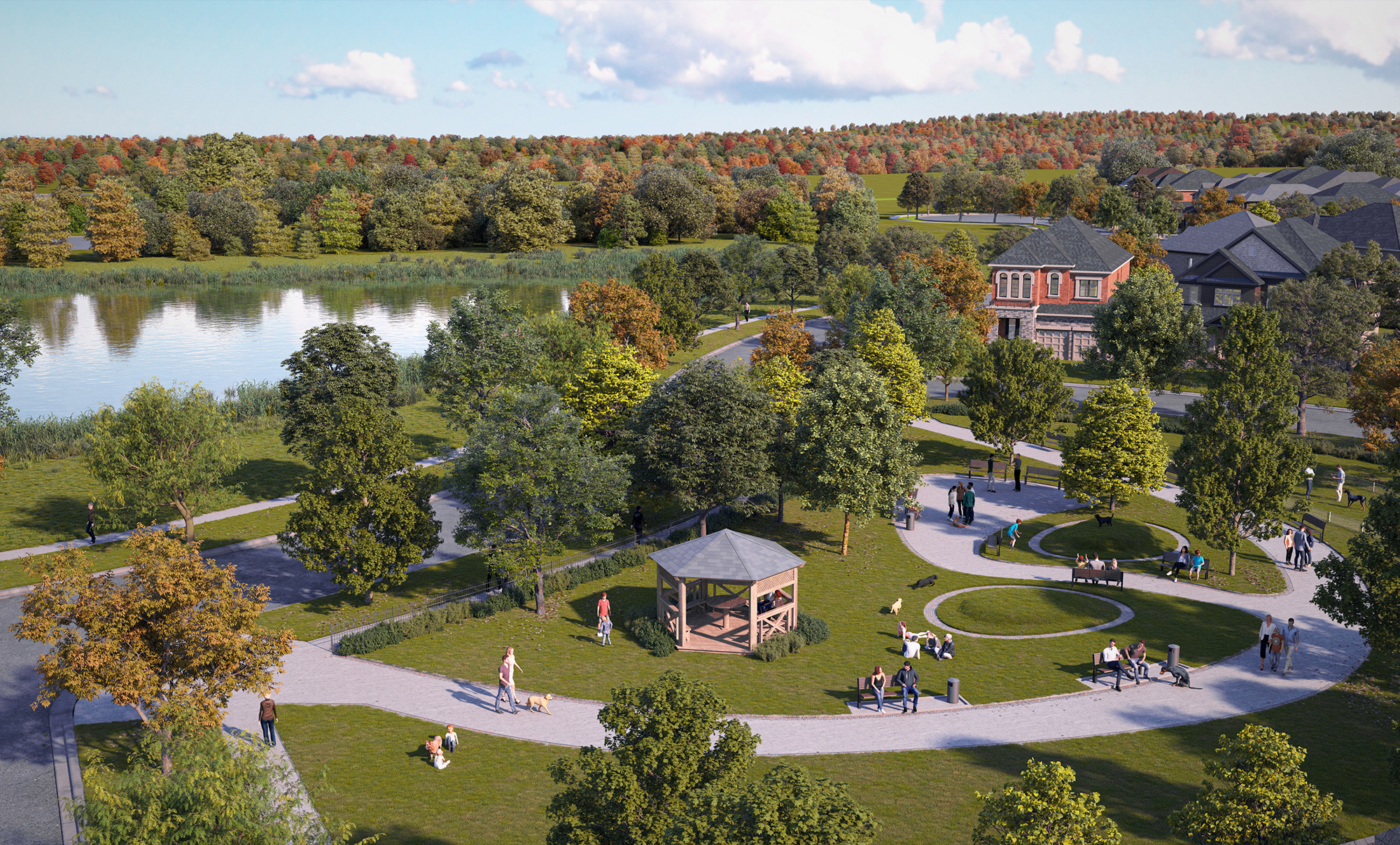 Midhurst — aerial rendering
