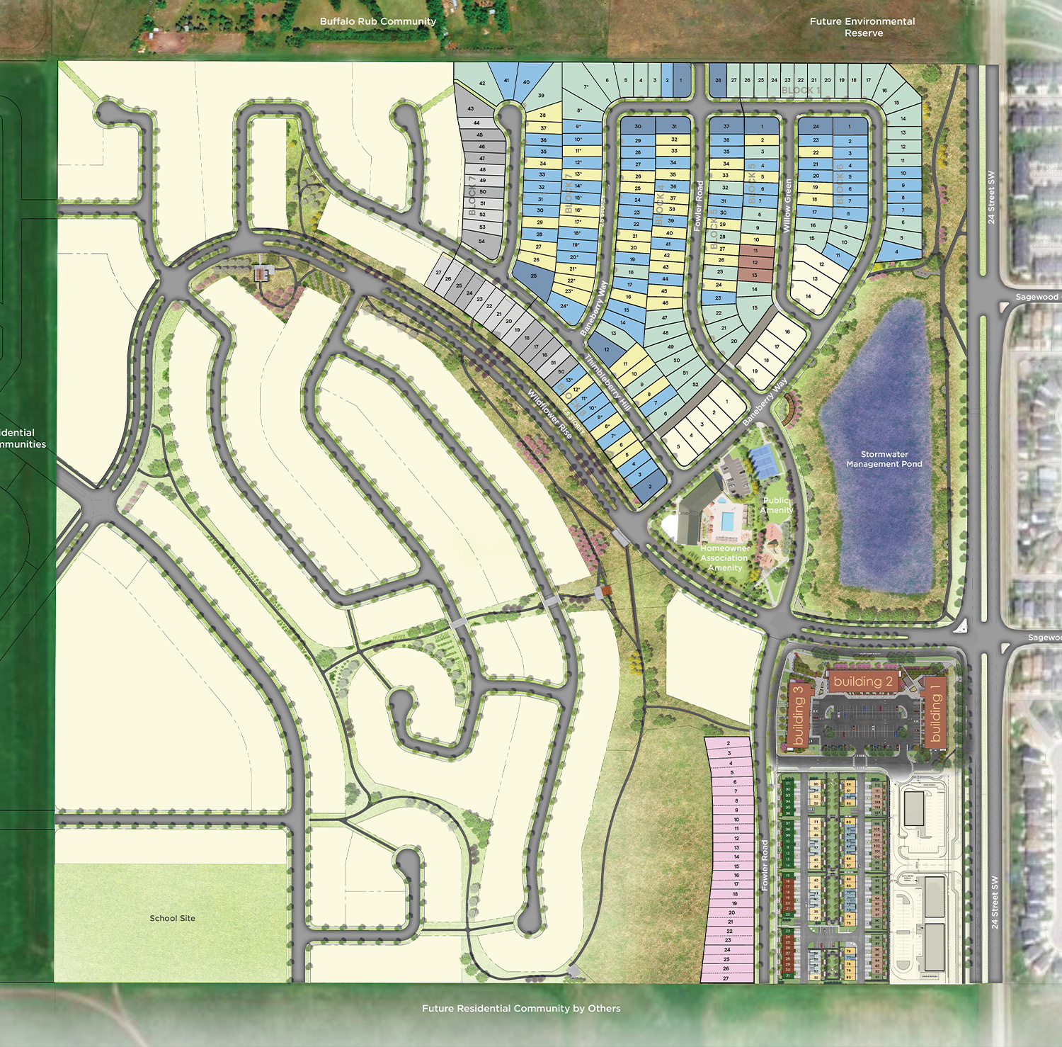 Wildflower — site map