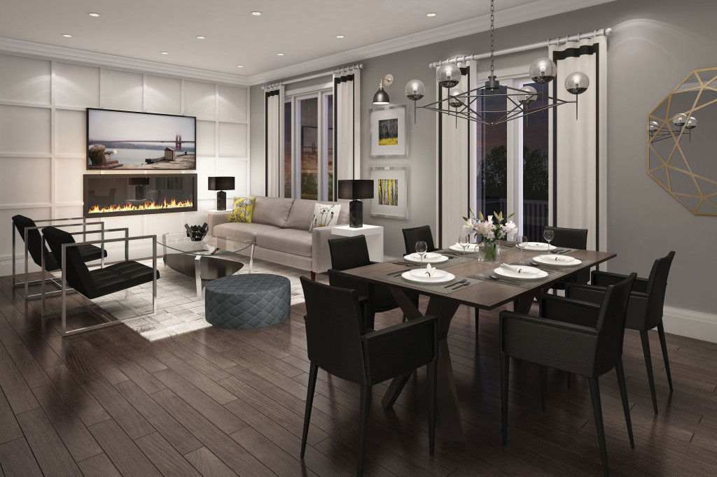 Alton Village West — interior rendering
