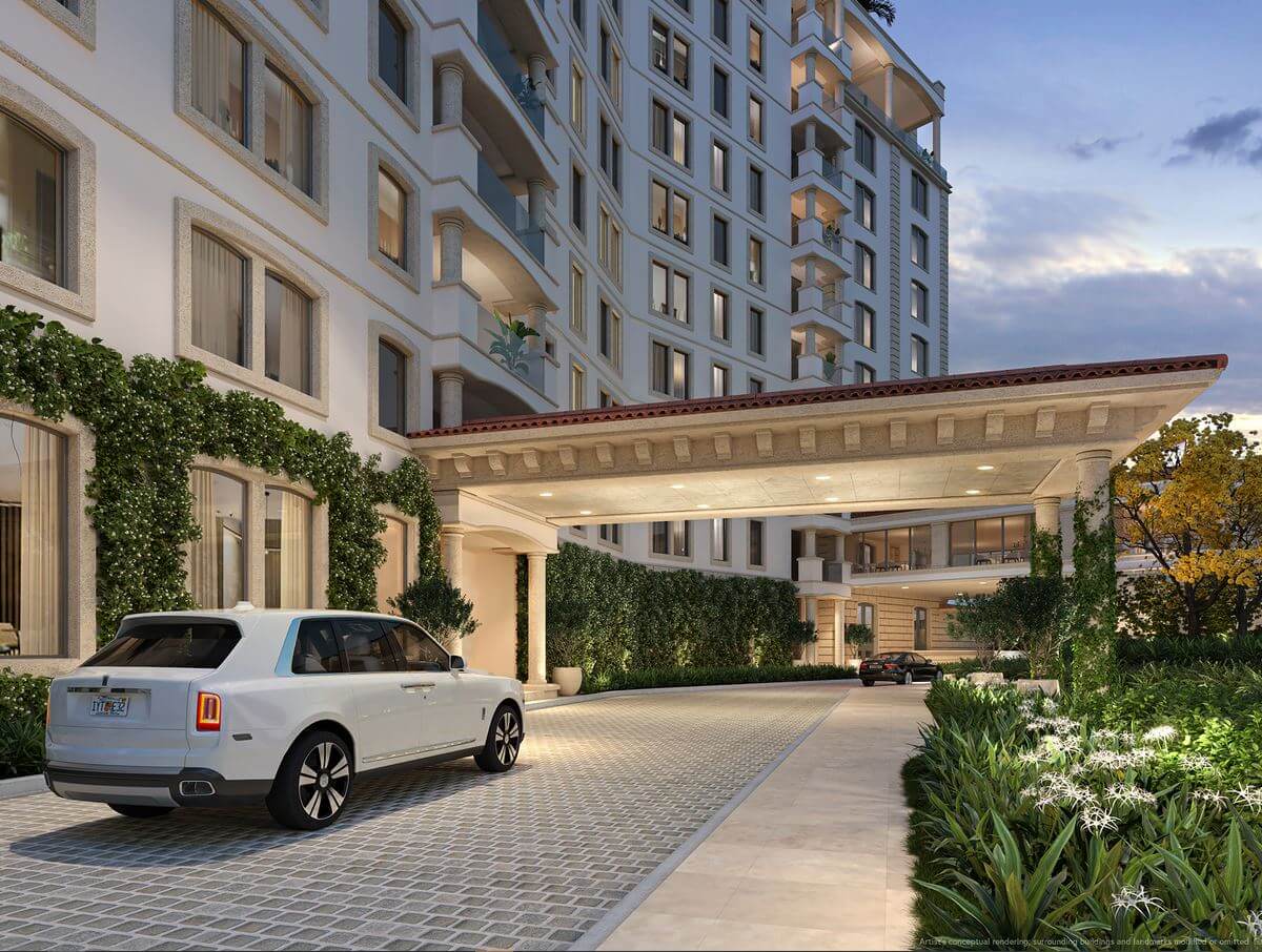 Six Fisher Island — exterior rendering