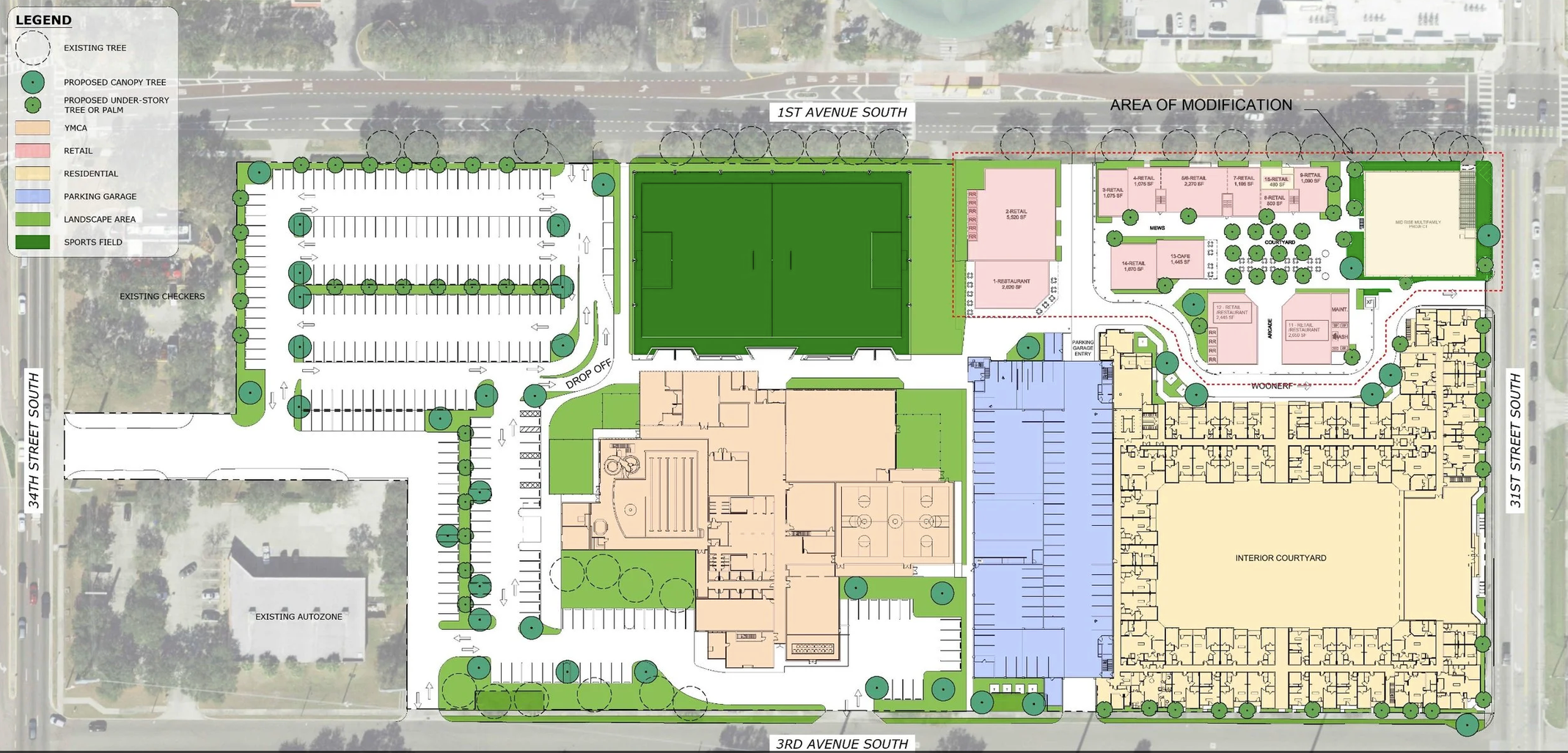 The Henry at Whitney Village — site map