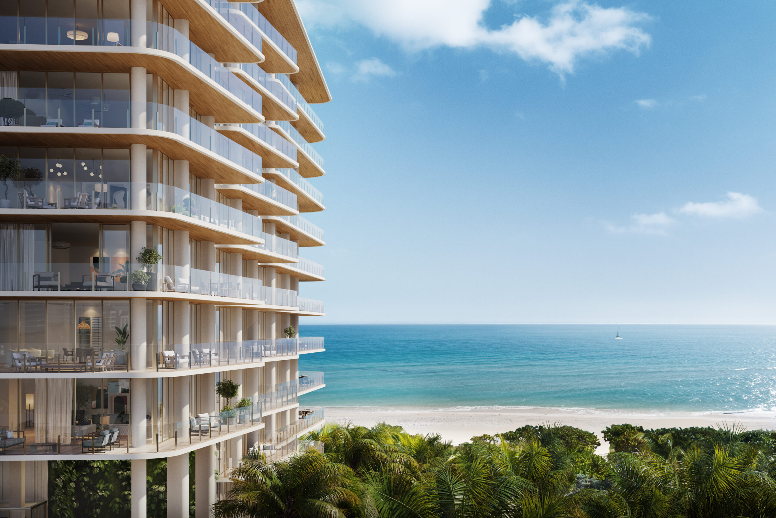 Ocean House Surfside — exterior rendering