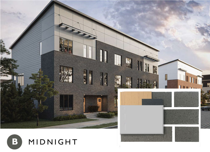 District Townhomes — exterior rendering