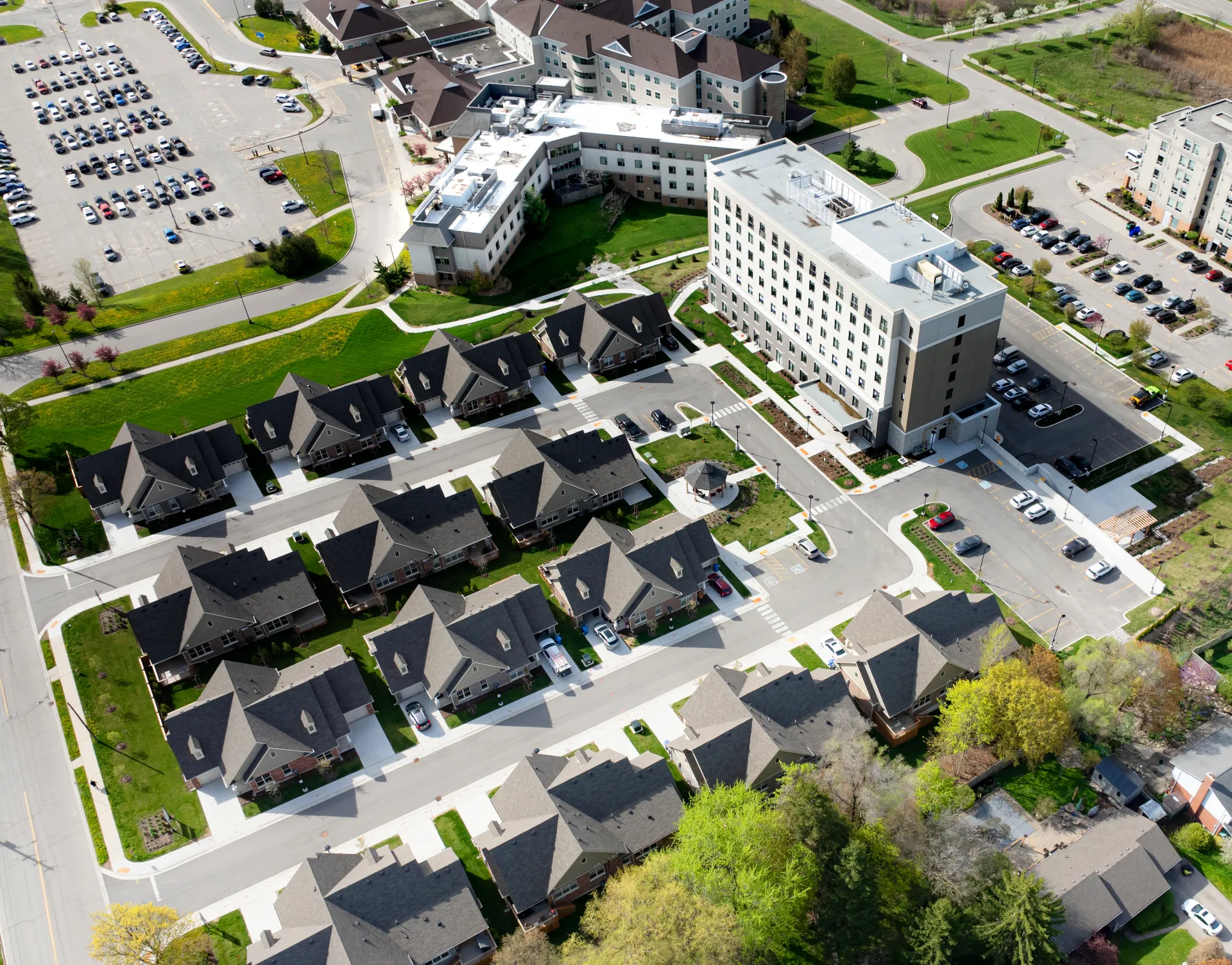 Silver Maple Apartments — aerial rendering