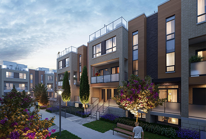 Kitchener - Young Condos — exterior rendering