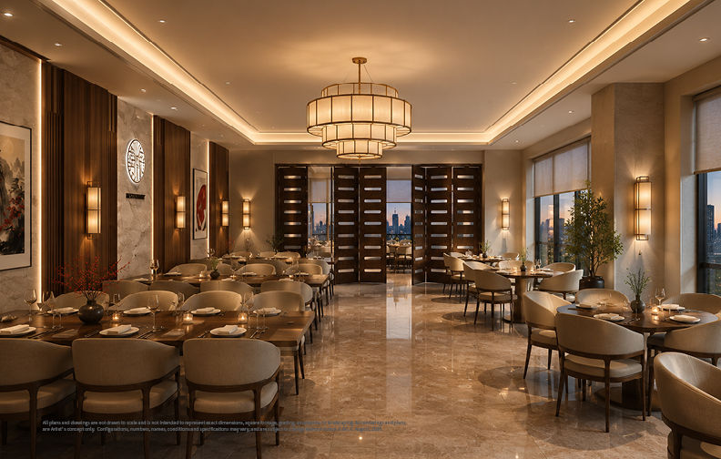 Zun Yue Residence — interior rendering