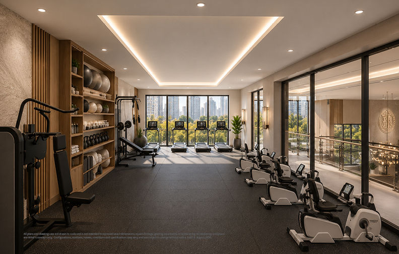 Zun Yue Residence — interior rendering