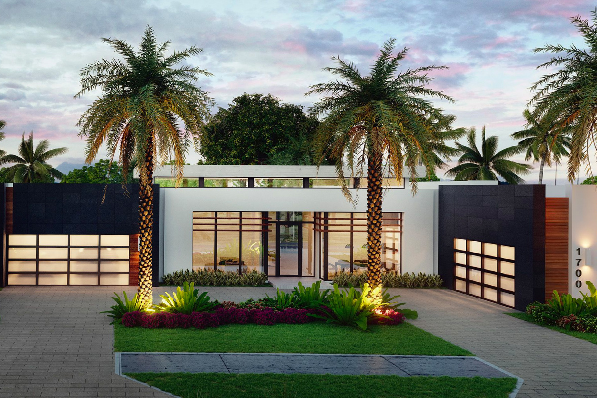 1400 W LAKE DRIVE — exterior rendering