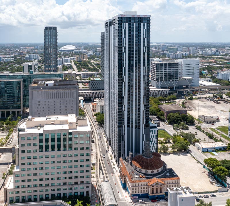 Downtown 5th — aerial rendering