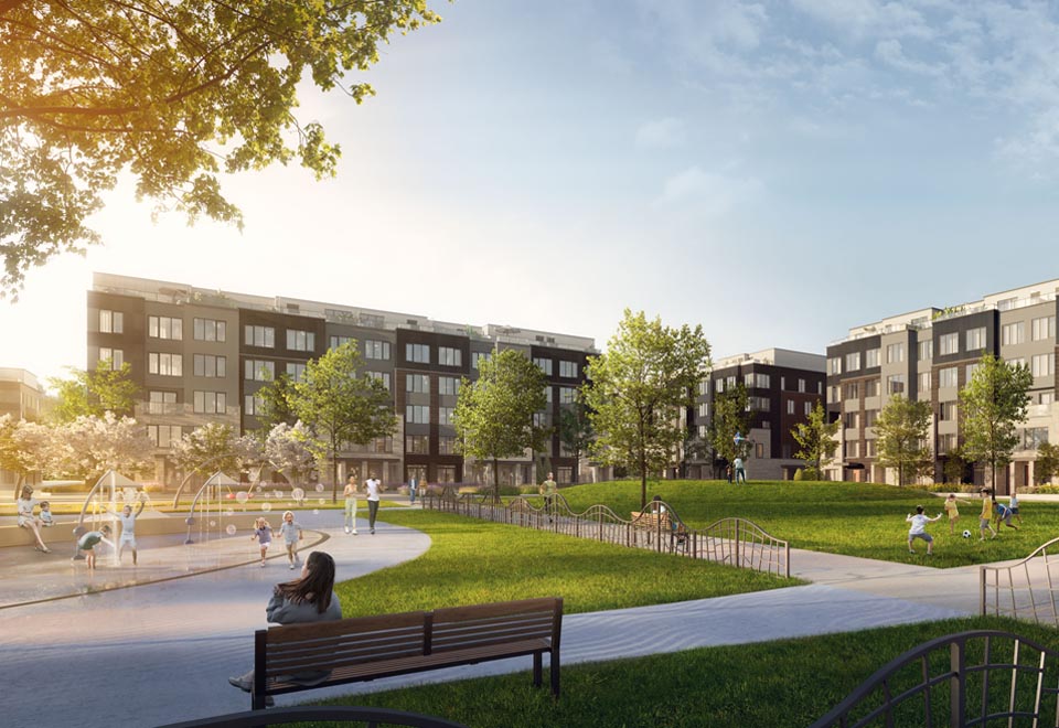 Westshore Towns — exterior rendering