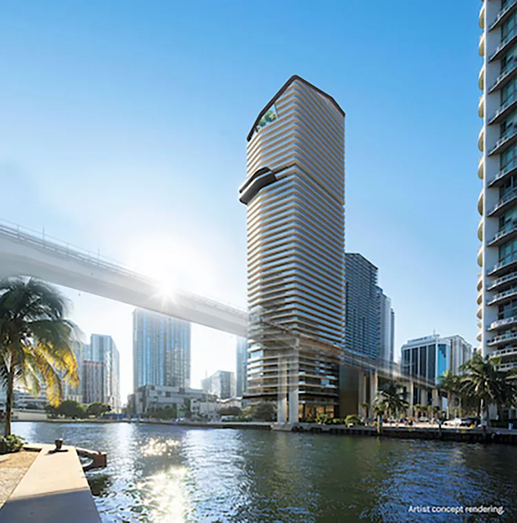 Lofty Brickell — exterior rendering