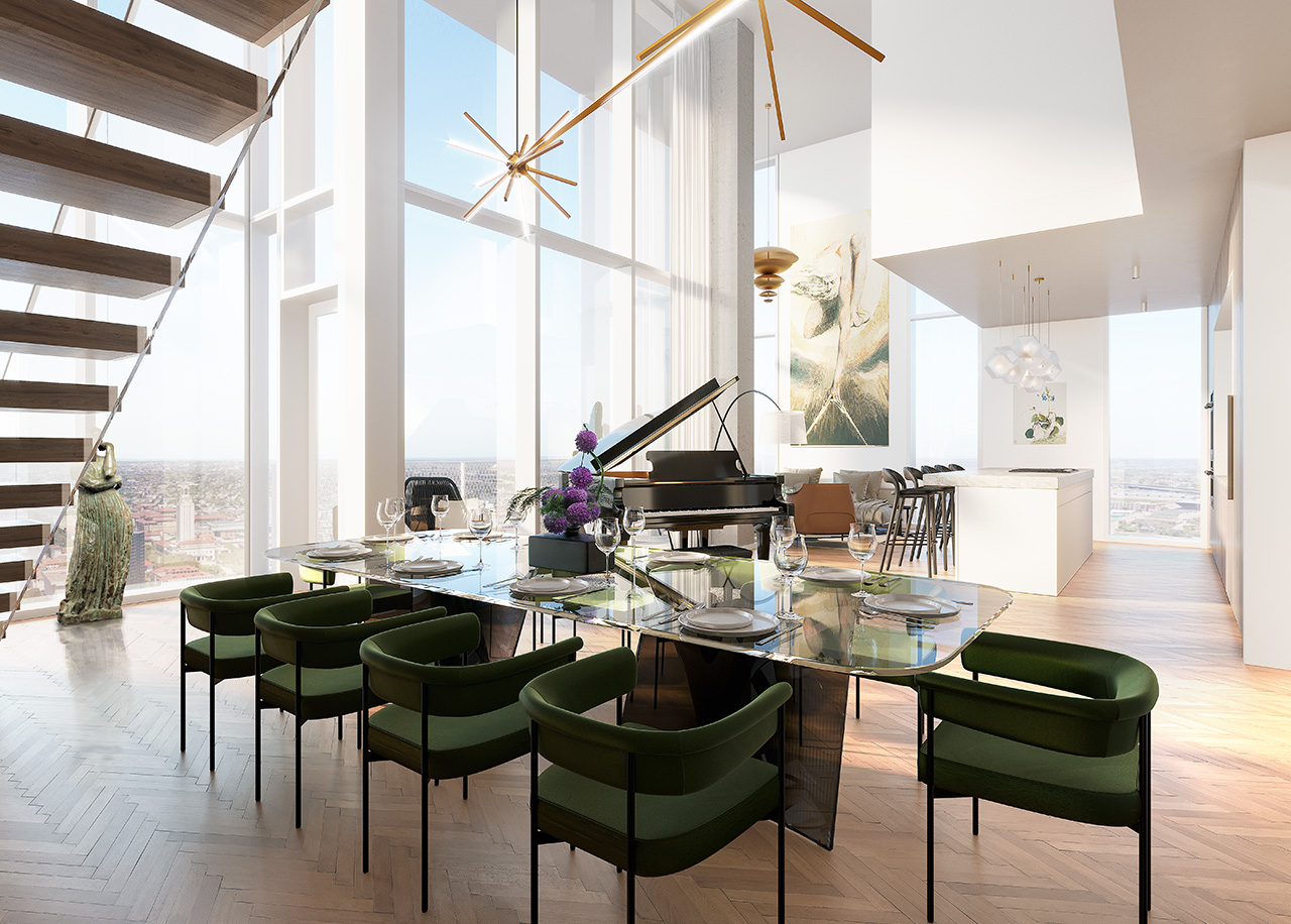 The Linden Residences — interior rendering