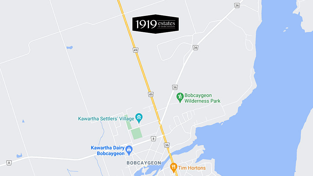 1919 Estates — site map