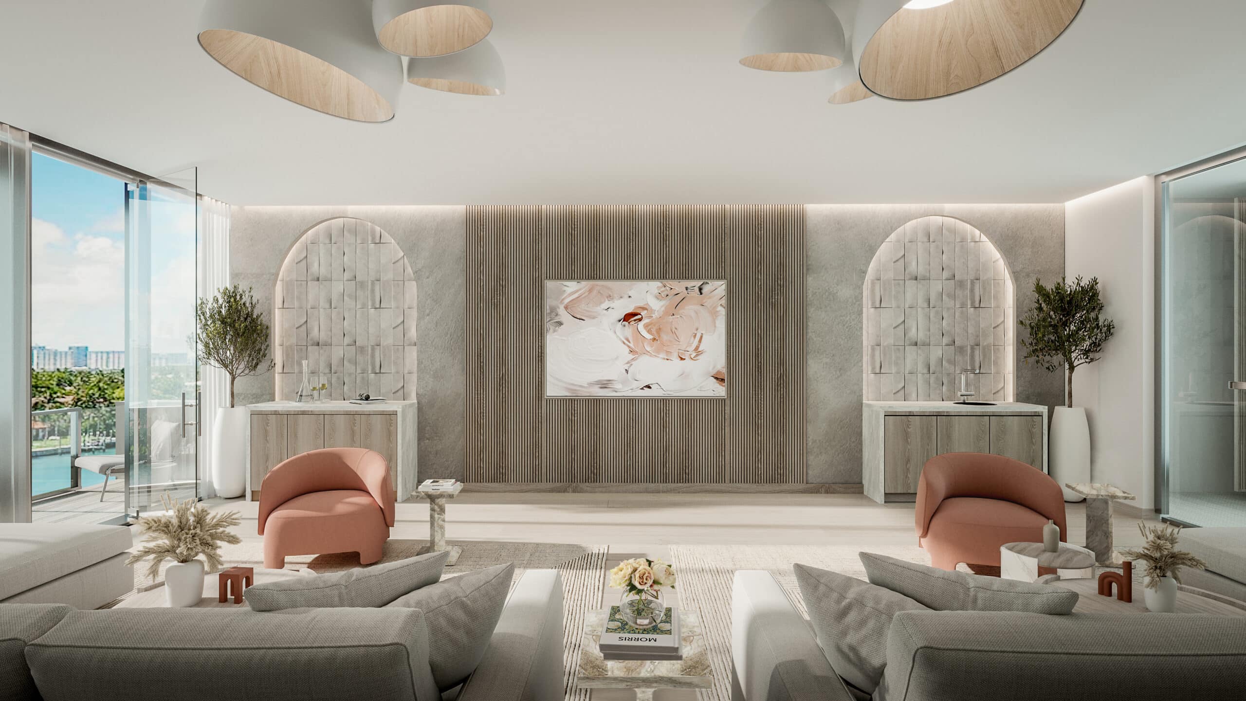 La Baia North — interior rendering