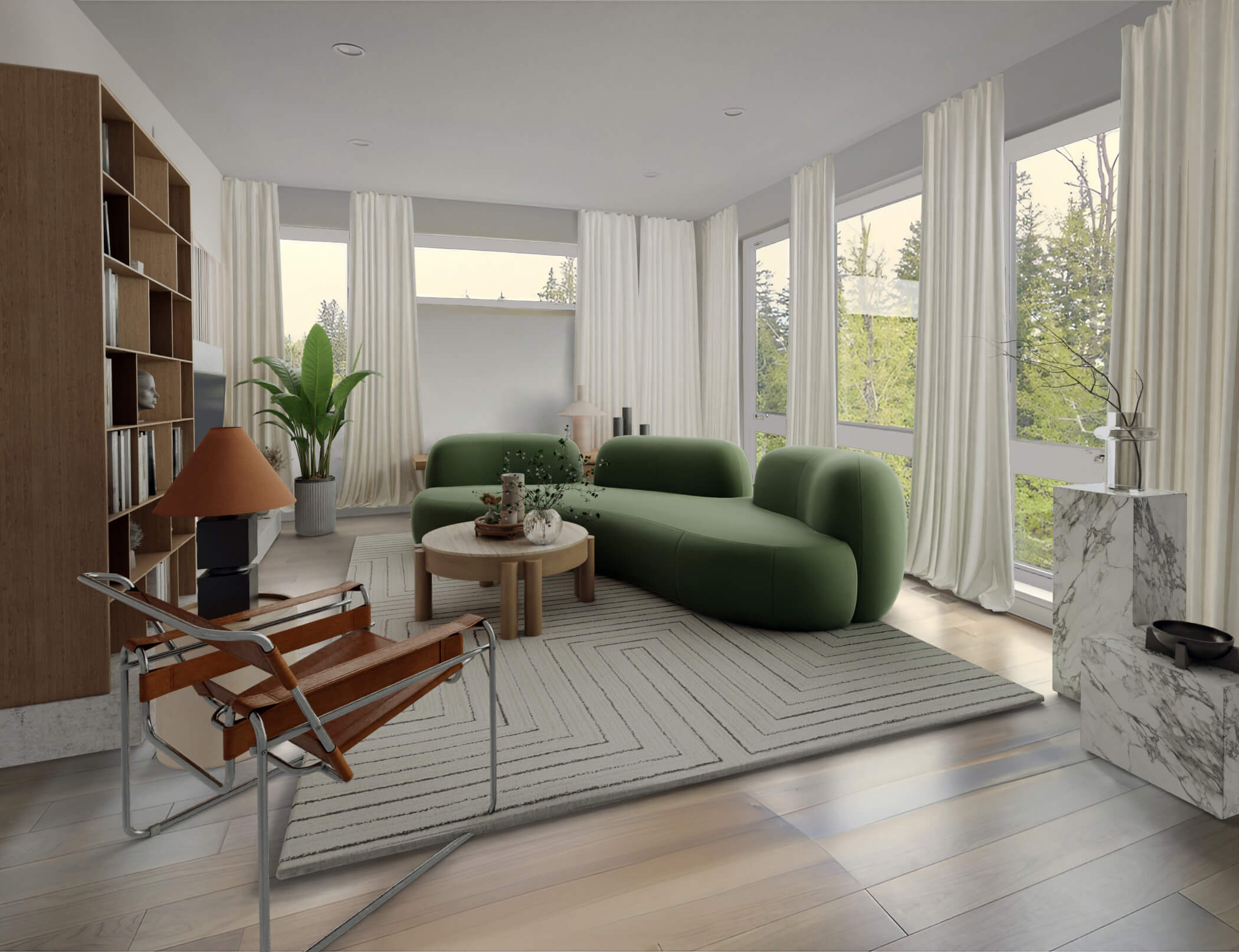 Pivot — interior rendering