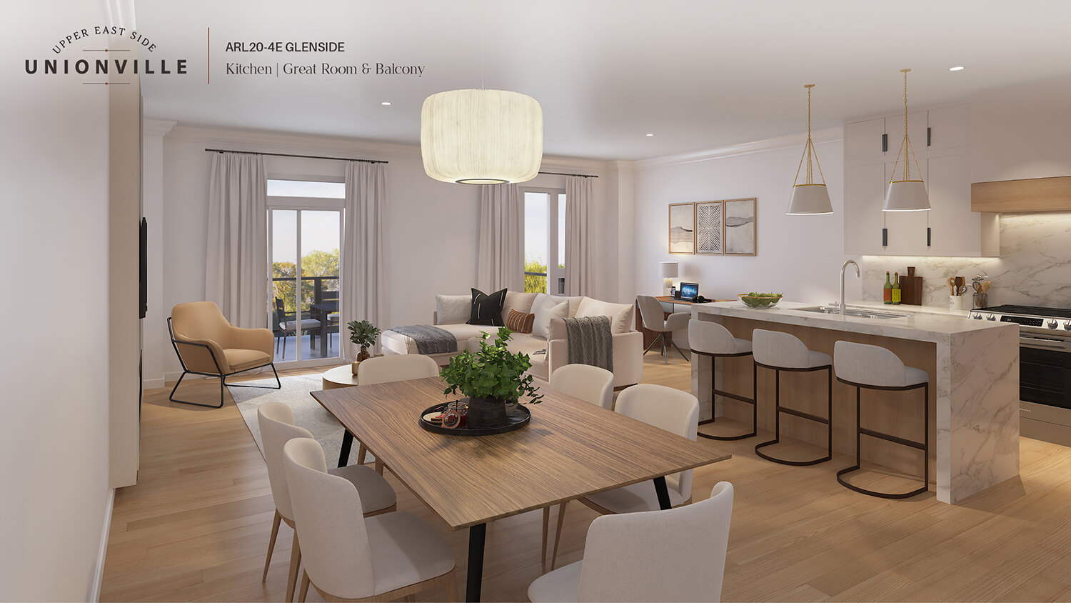 Upper East — interior rendering