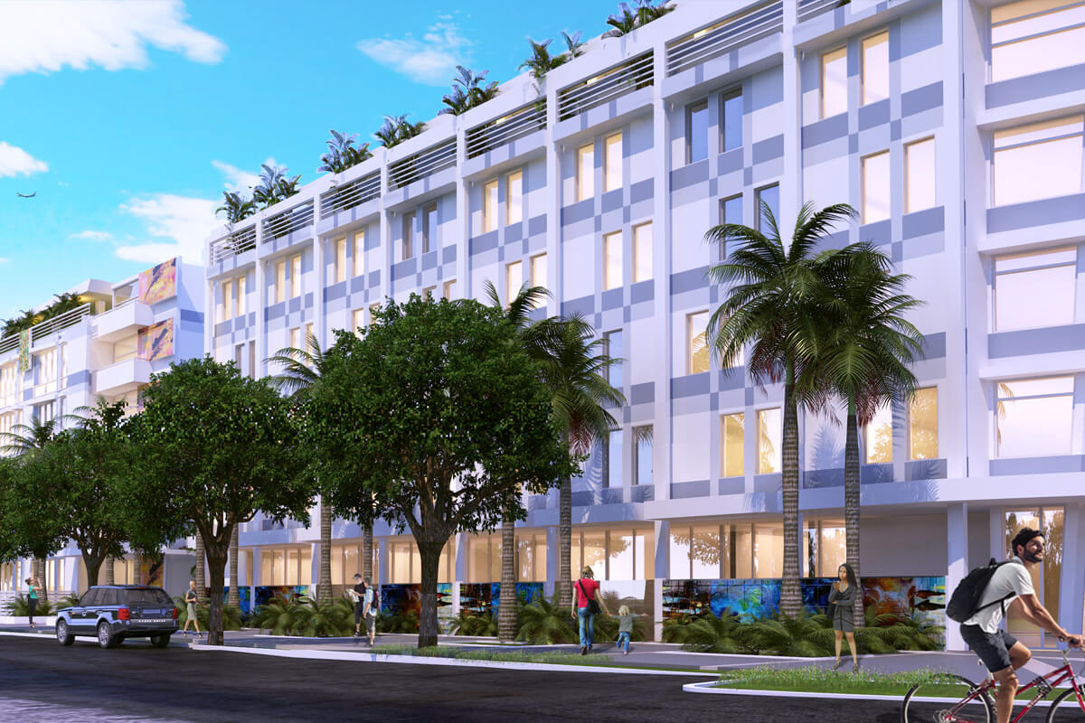 RESIDENCES @ NOMI — exterior rendering