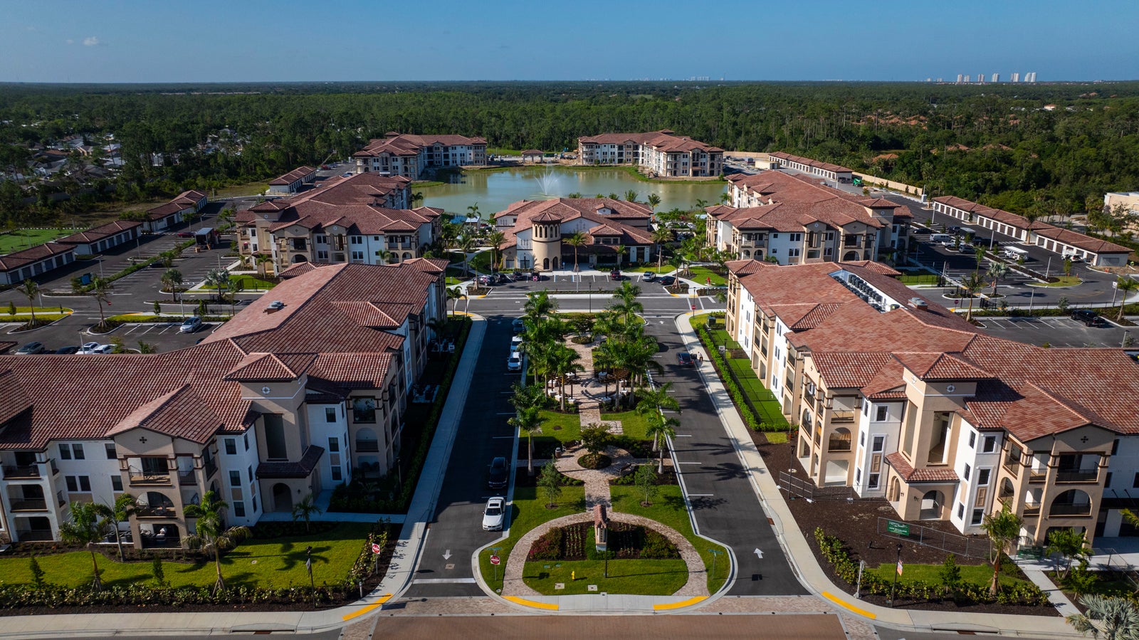 Corsa at Estero Crossing — aerial rendering