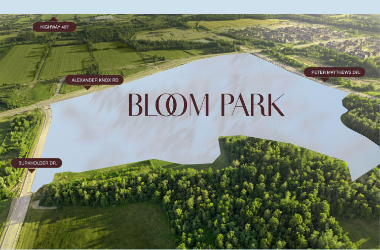 Bloom Park — site map