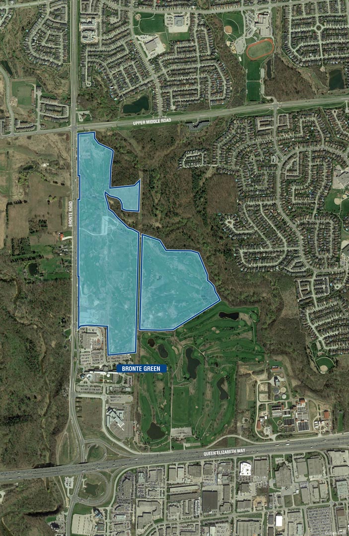 Bronte Green — site map