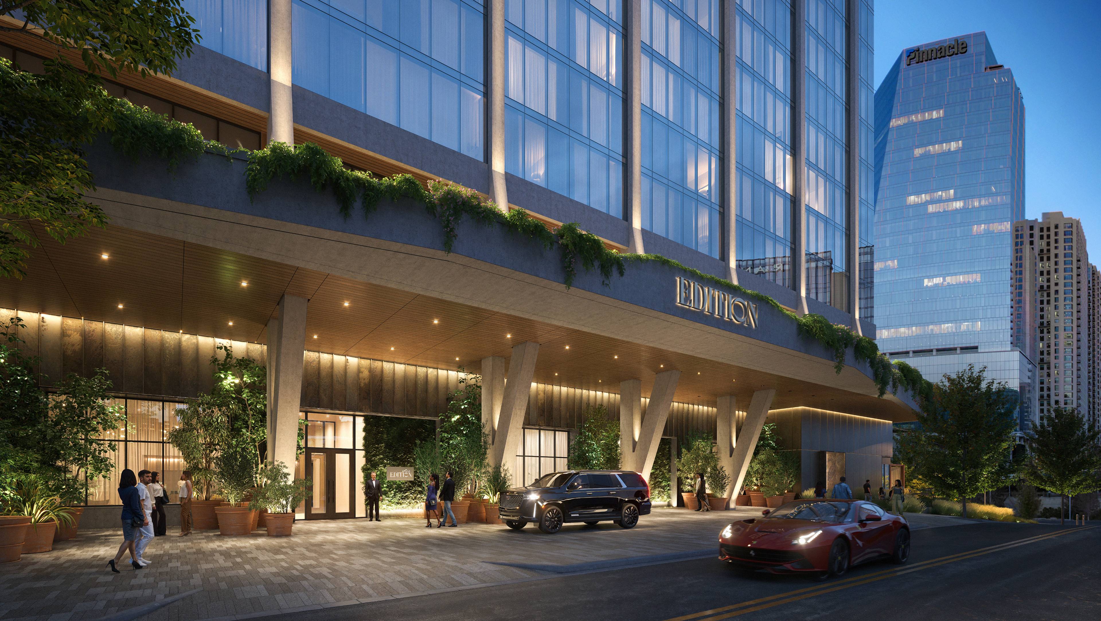 The Nashville EDITION Residences — exterior rendering