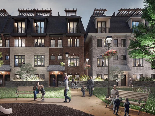 Lambton Towns — exterior rendering