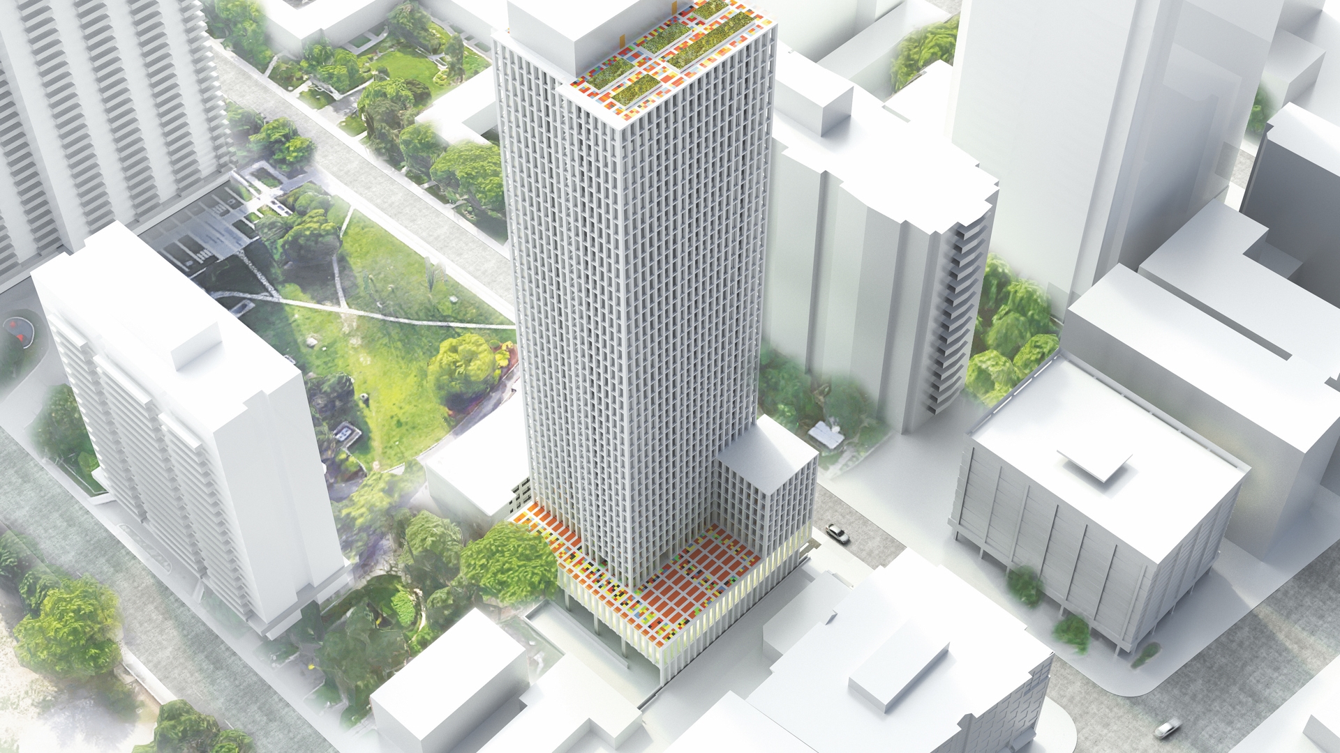 22 Balliol — aerial rendering